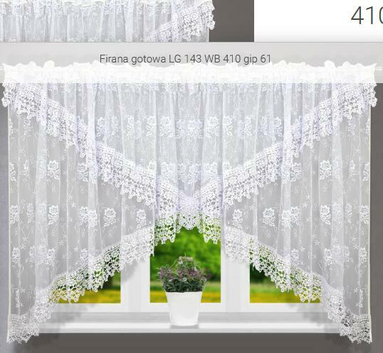 firanka gotowa do kuchni z podglądem 160x400