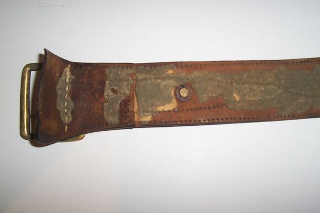 Polski pas oficerski z okresu II wojny Oryginał.