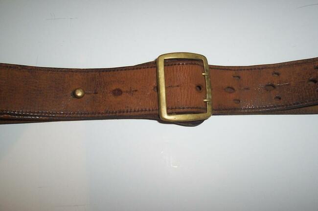 Polski pas oficerski z okresu II wojny Oryginał.