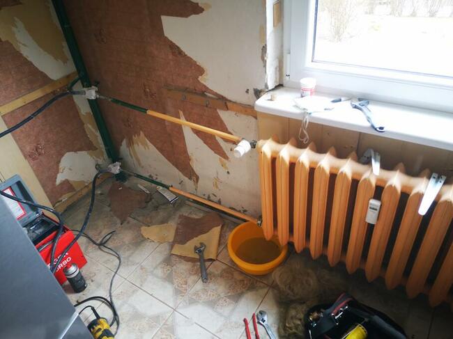 Wymiana grzejników, kaloryferów | zamrażanie | Spawanie rur