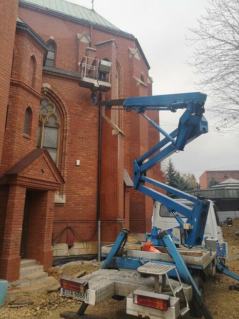 Zwyżka Czeladź podnośnik koszowy wynajem