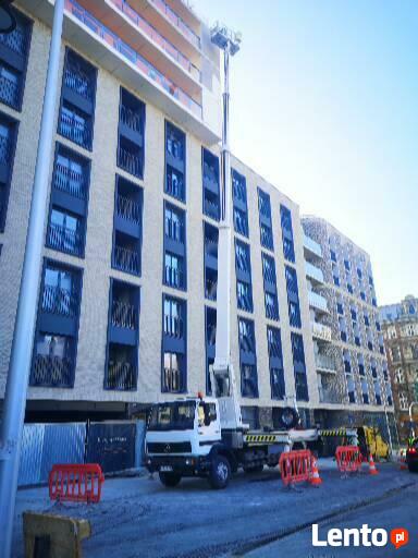 USŁUGI Podnośnik koszowy 20,22,25,30,35,42m Wynajem Zwyżka