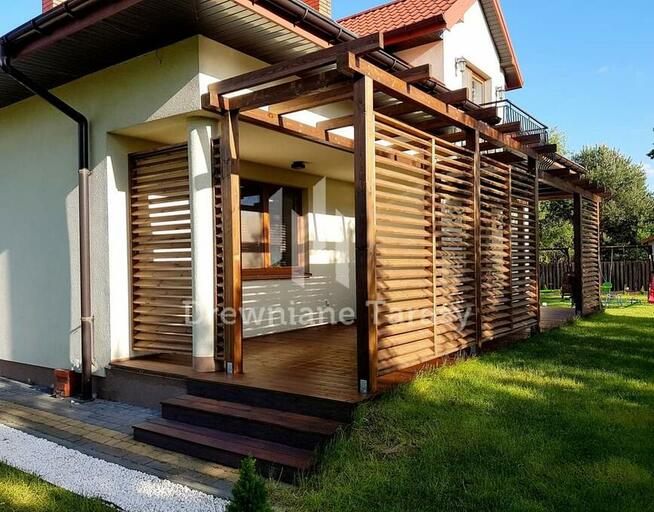 Tarasy drewniane i kompozytowe, pergole zadaszenia