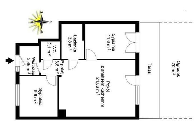 Mieszkanie z ogródkiem w inwestycji Wiślany Klif
