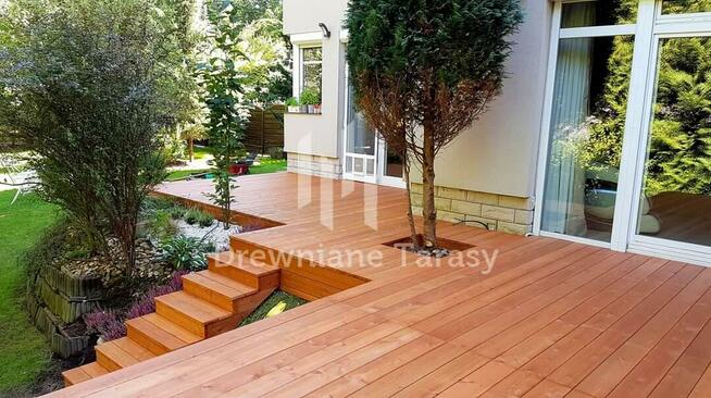 Tarasy drewniane i kompozytowe, pergole zadaszenia