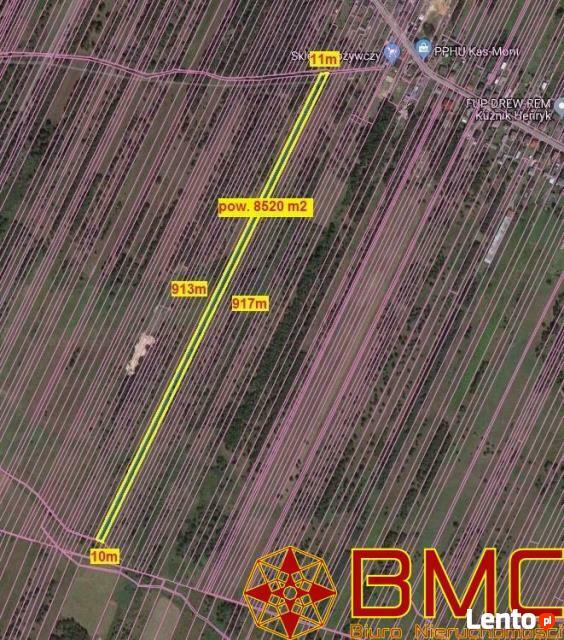 Działka rolno-budowlana Zawisna gm. Kamienica Polska