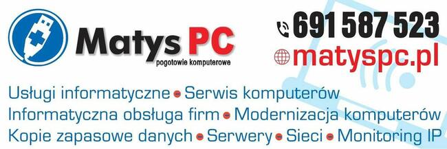 Informatyk, obsługa IT firm, serwis, sieci, backup, NAS
