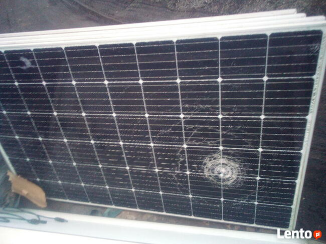 Panele fotowoltaiczne uszkodzone