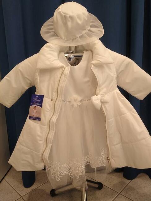 komplet do chrztu dla dziewczynki