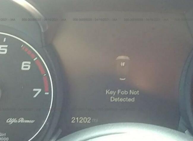 Alfa Romeo Stelvio 2018, 2.0L, 4x4, po kradzieży