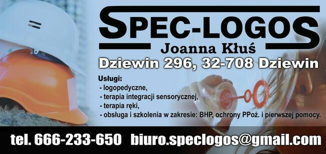 NEUROLOGOPEDA, TERAPEUTA SENSORYCZNY, TERAPEUTA BIOFEEDBACK