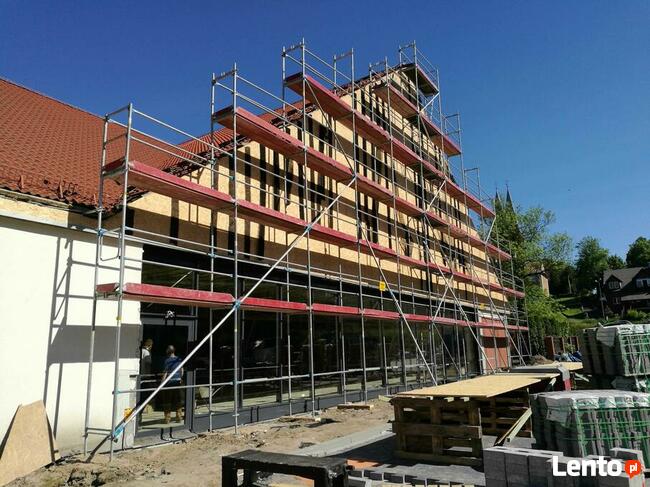 Rusztowanie elewacyjne Wynajem dostawa transport Działdowo