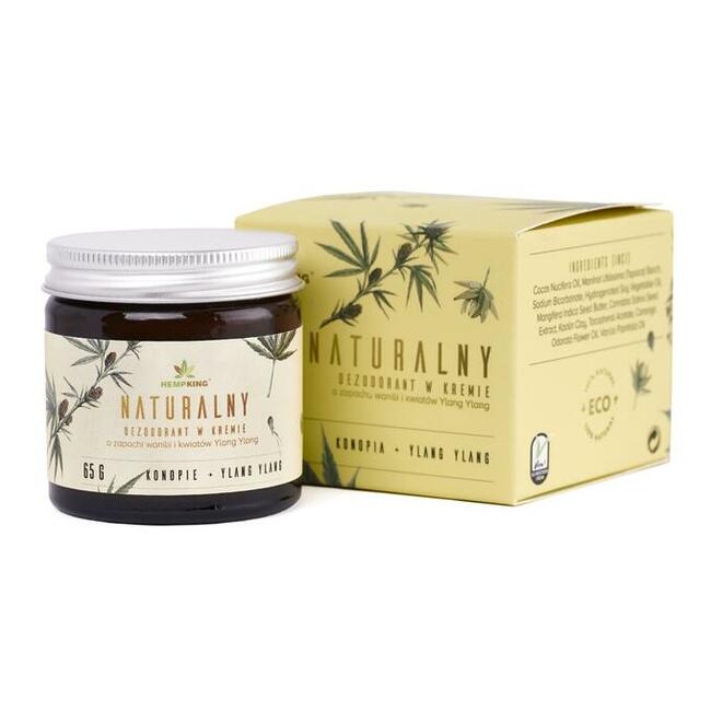 Naturalny dezodorant konopny wanilia krem, Hempking Bestbio