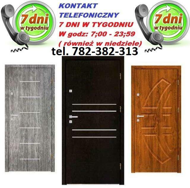 Wejściowe drzwi do mieszkania w bloku + montaż