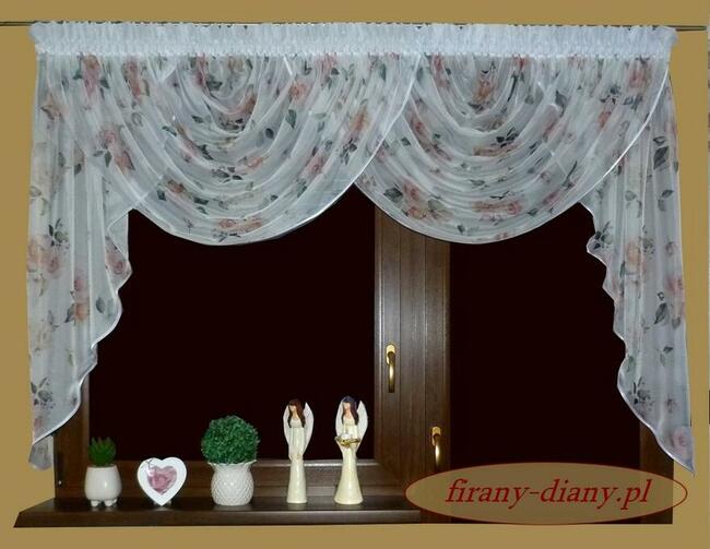 Firany z gipiurą, firany z woalu, firany szyte na wymiar,