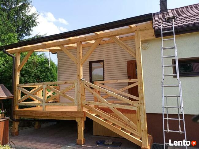 Dachy, wiaty, altany, tarasy, zadaszenia