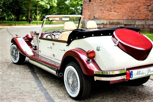 RETRO Kabriolet na wesele do ślubu Excalibur Nestor Baron