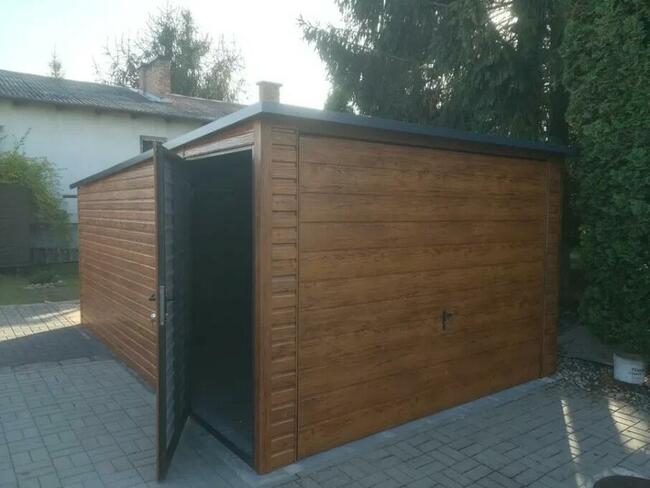 GARAŻ BLASZAK BLASZANY BLASZANE GARAŻE WIATY HALE DOMKI