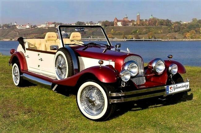 RETRO Kabriolet na wesele do ślubu Excalibur Nestor Baron