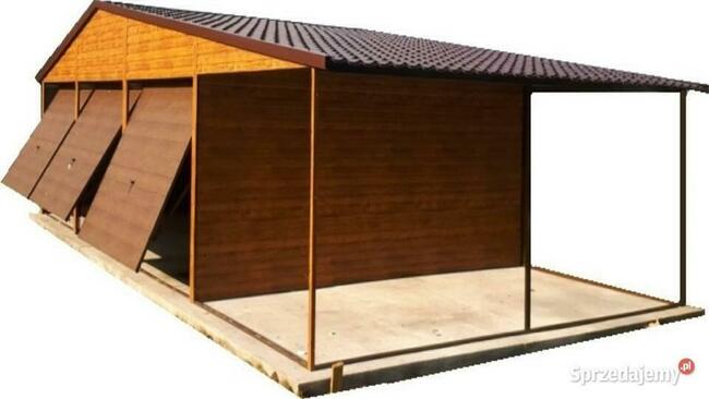 GARAŻ BLASZAK BLASZANY BLASZANE GARAŻE WIATY HALE DOMKI