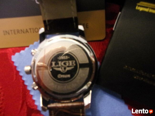 Zegarek męski LIGE Nowy bardzo ładny super cena i wyglą