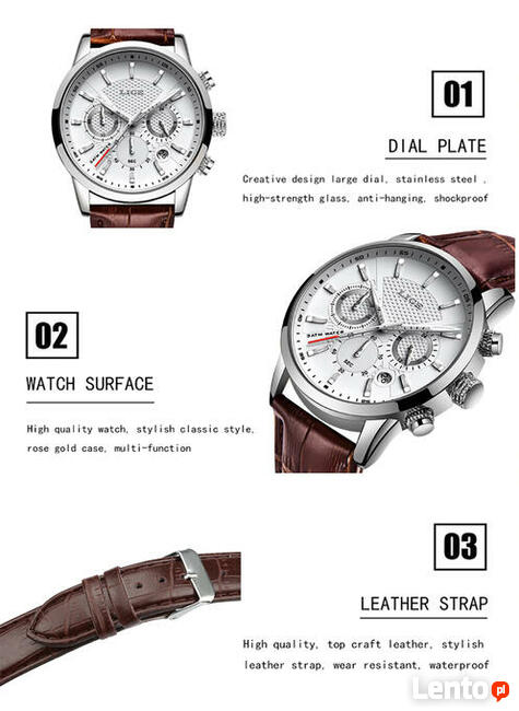 Zegarek męski LIGE Nowy bardzo ładny super cena i wyglą