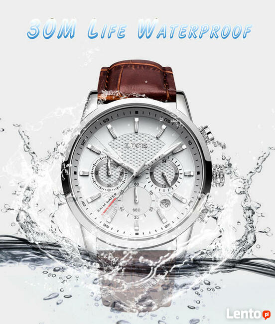 Zegarek męski LIGE Nowy bardzo ładny super cena i wyglą