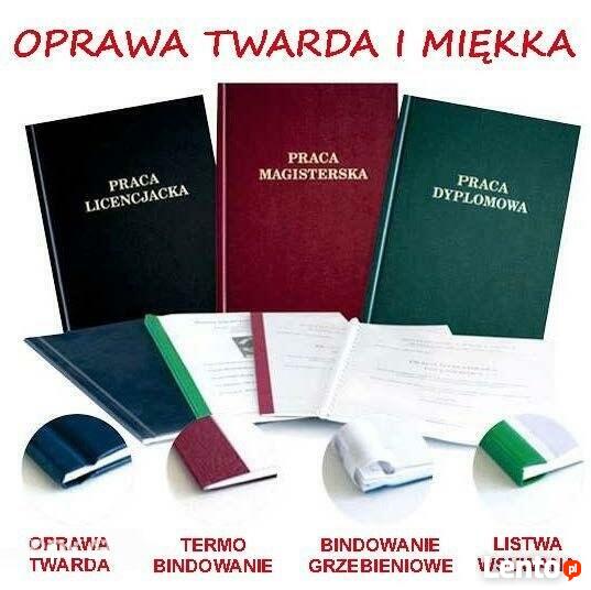 Oprawa prac dyplomowych