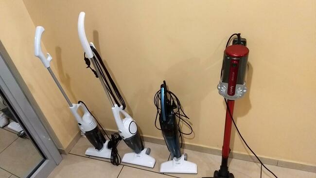 Odkurzacze bezprzewodowe. Przew. roboty sprzątające mopy pa