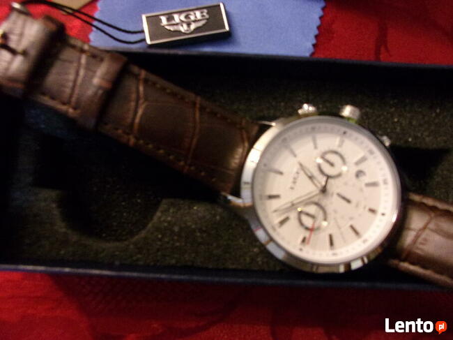 Zegarek męski LIGE Nowy bardzo ładny super cena i wyglą