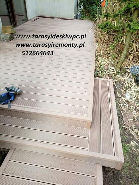 deski tarasowe kompozytowe tarasy, balkony schody montaz