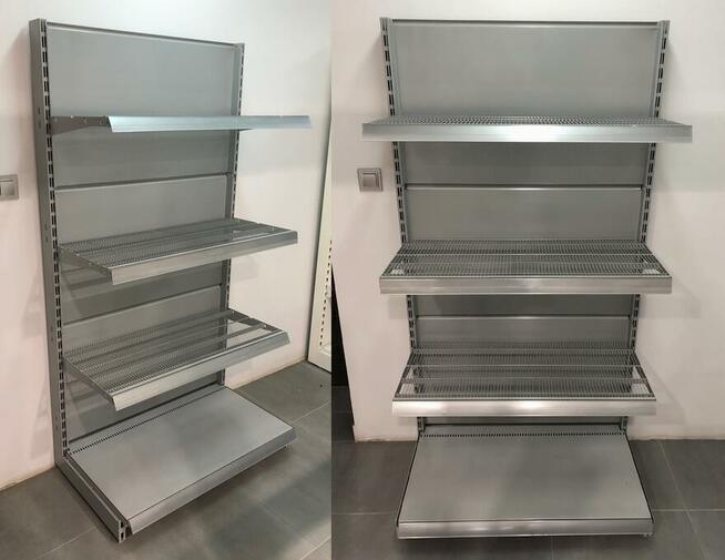 Regał środkowy przyścienny siatkowy Storebest Tegometal