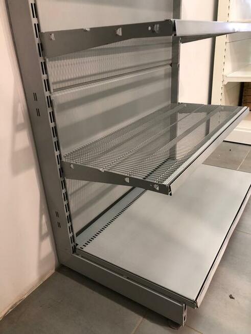 Regał środkowy przyścienny siatkowy Storebest Tegometal