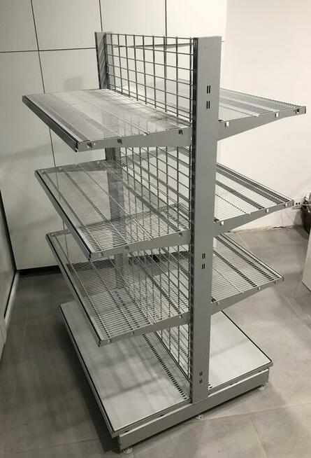 Regał środkowy przyścienny siatkowy Storebest Tegometal