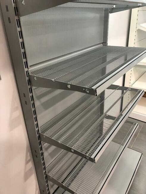 Regał środkowy przyścienny siatkowy Storebest Tegometal