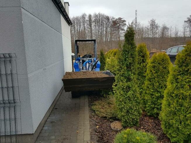 Prace ziemne, miniładowarka ,mulczowanie, równanie terenu