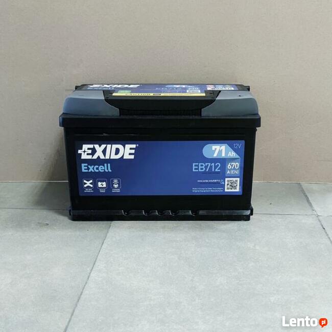 Akumulator 71Ah 670A Exide Excell