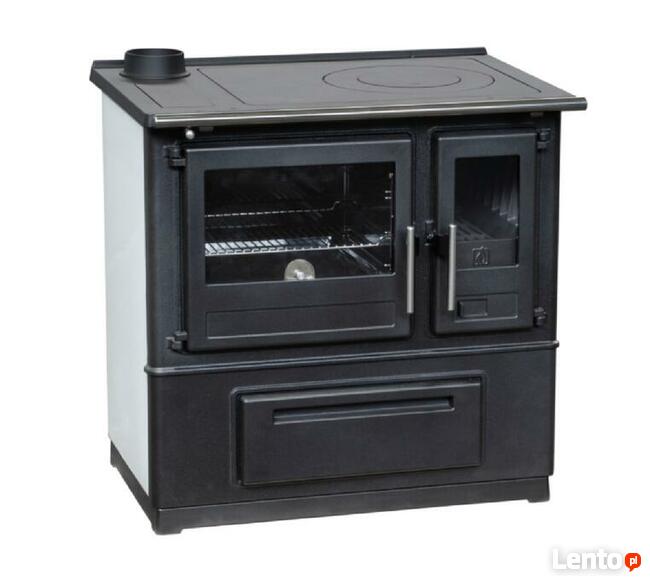 Piec kuchenny, kuchnia PLAMEN SLAVONAC N - biała, prawa