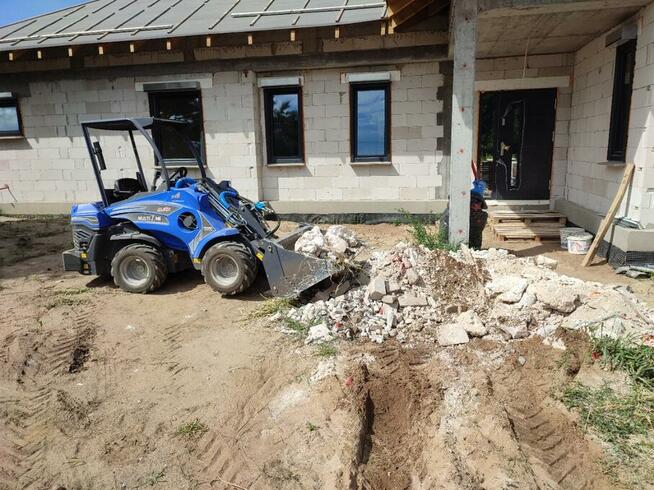 Prace ziemne, miniładowarka ,mulczowanie, równanie terenu