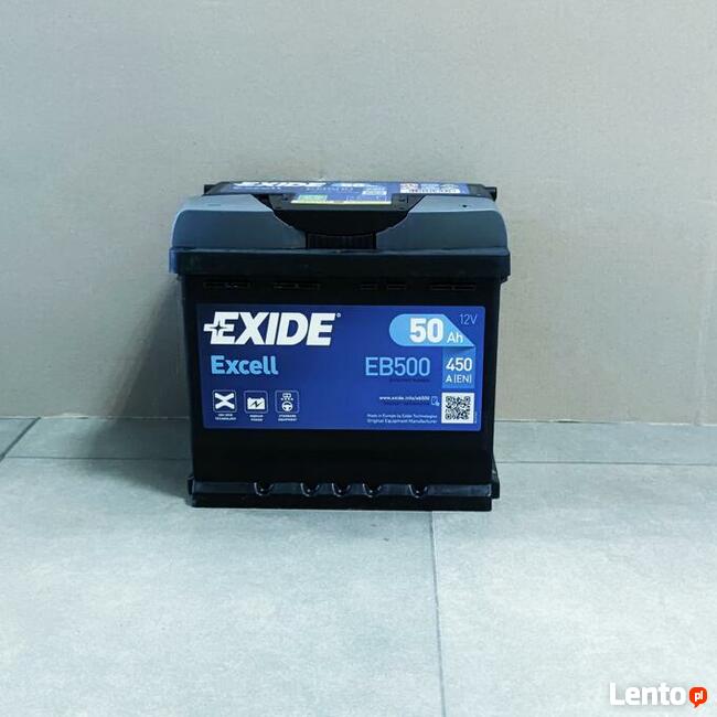 Akumulator 50Ah 450A Exide Excell