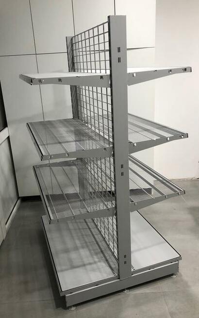 Regał środkowy przyścienny siatkowy Storebest Tegometal