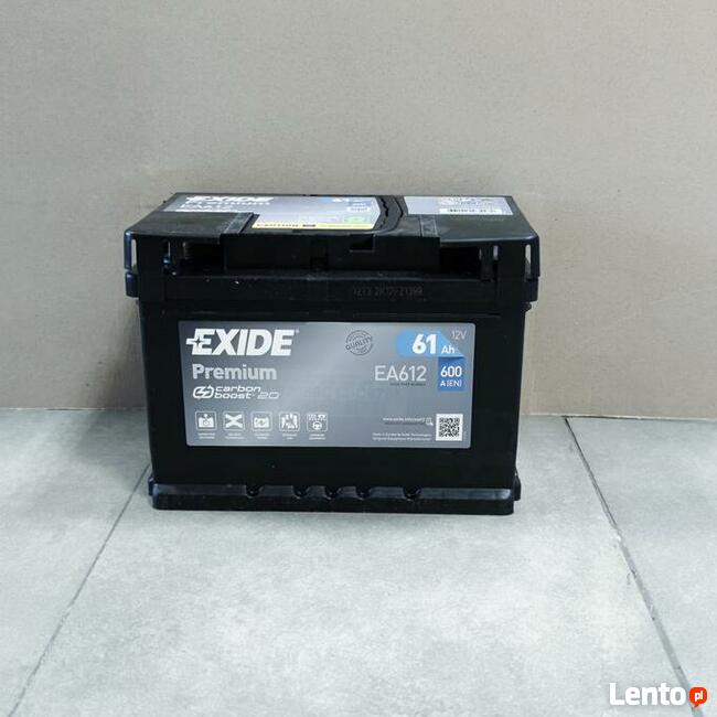 Akumulator 61Ah 600A Exide Premium P+