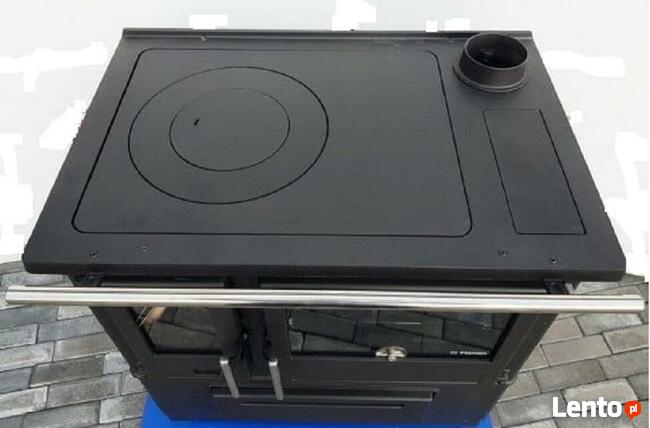 Piec kuchenny, kuchnia PLAMEN SLAVONAC N - biała, prawa