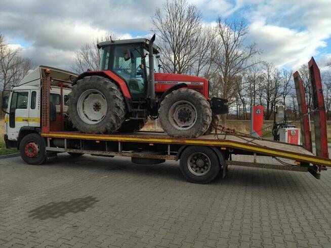 Transport maszyn rolniczych i budowlanych do 10 ton, laweta