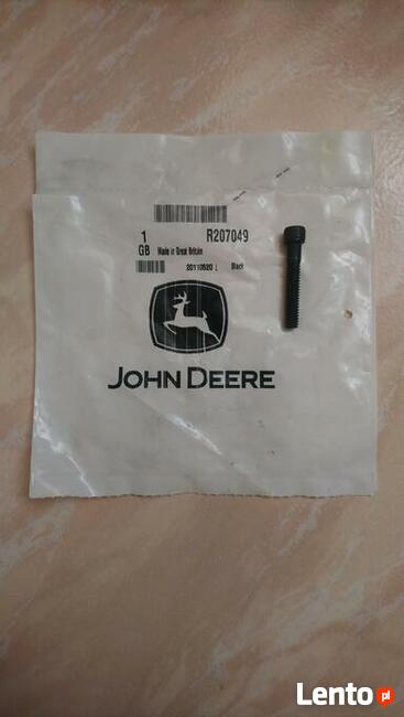 R207049 śruba pokrywy zaworu SCV John Deere oryginał 5720 58