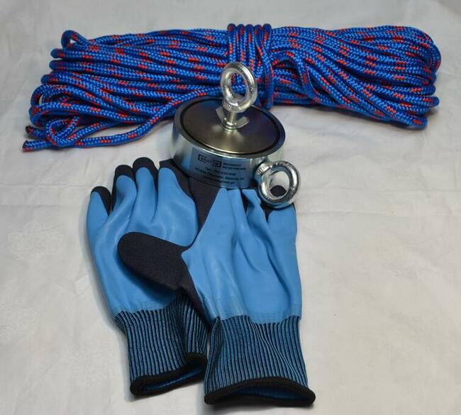 Magnes neodymowy do psozukiwań w wodzie F200x2 MAGTOM