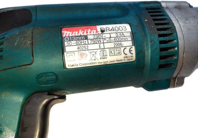 MOCNA WIERTARKA 750W MAKITA DP4003 73Nm