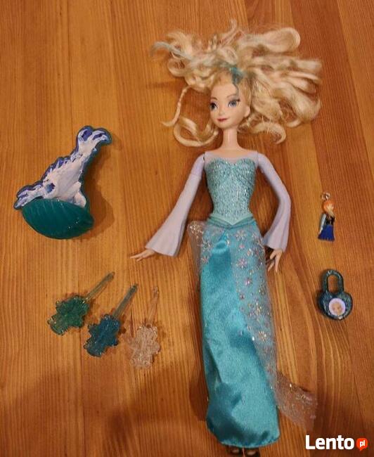 BARBIE Frozen Lalka Mroźna Elsa Disney Mattel UNIKAT