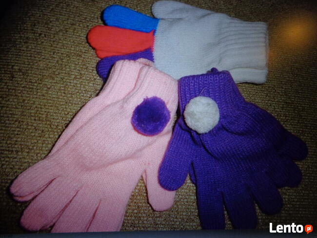 rękawiczki dziecięce pięciopalcowe