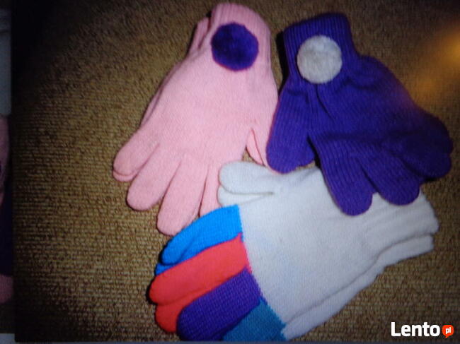 rękawiczki dziecięce pięciopalcowe